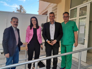Επίσκεψη του Δημάρχου Σπάρτης και του Προέδρου του Δημοτικού Συμβουλίου στο Γενικό Νοσοκομείο Λακωνίας