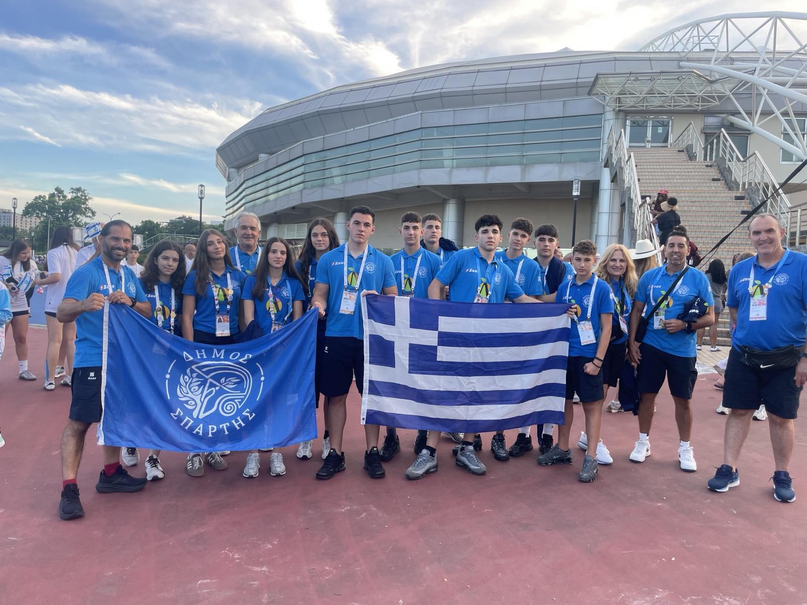 Με αξιώσεις η ομάδα του Δήμου Σπάρτης στους 58ους Διεθνείς Παιδικούς Αγώνες
