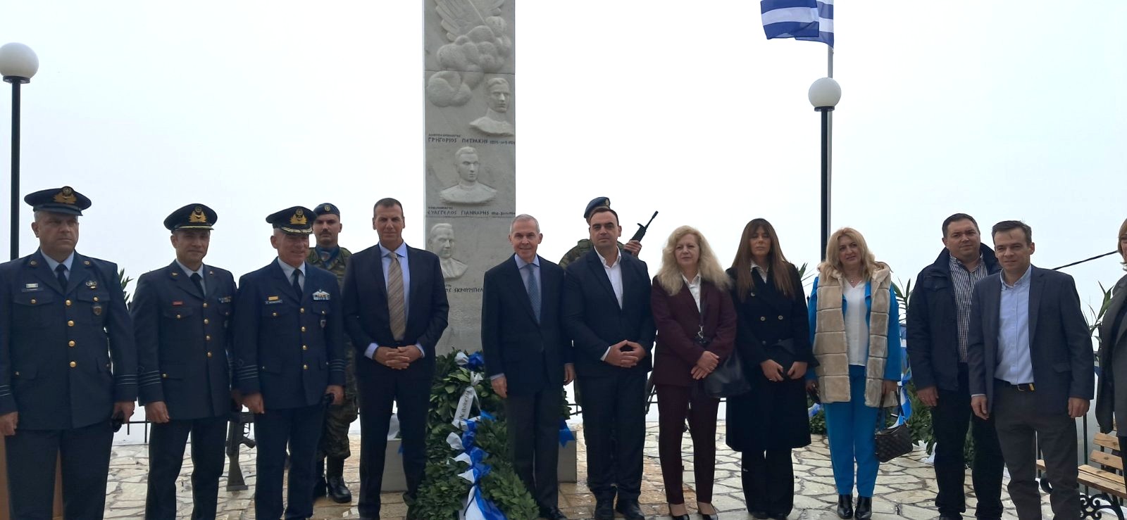 Με κάθε επισημότητα οι εκδηλώσεις μνήμης στο Γεωργίτσι για τους υπέρ πατρίδος πεσόντες Λάκωνες αεροπόρους 