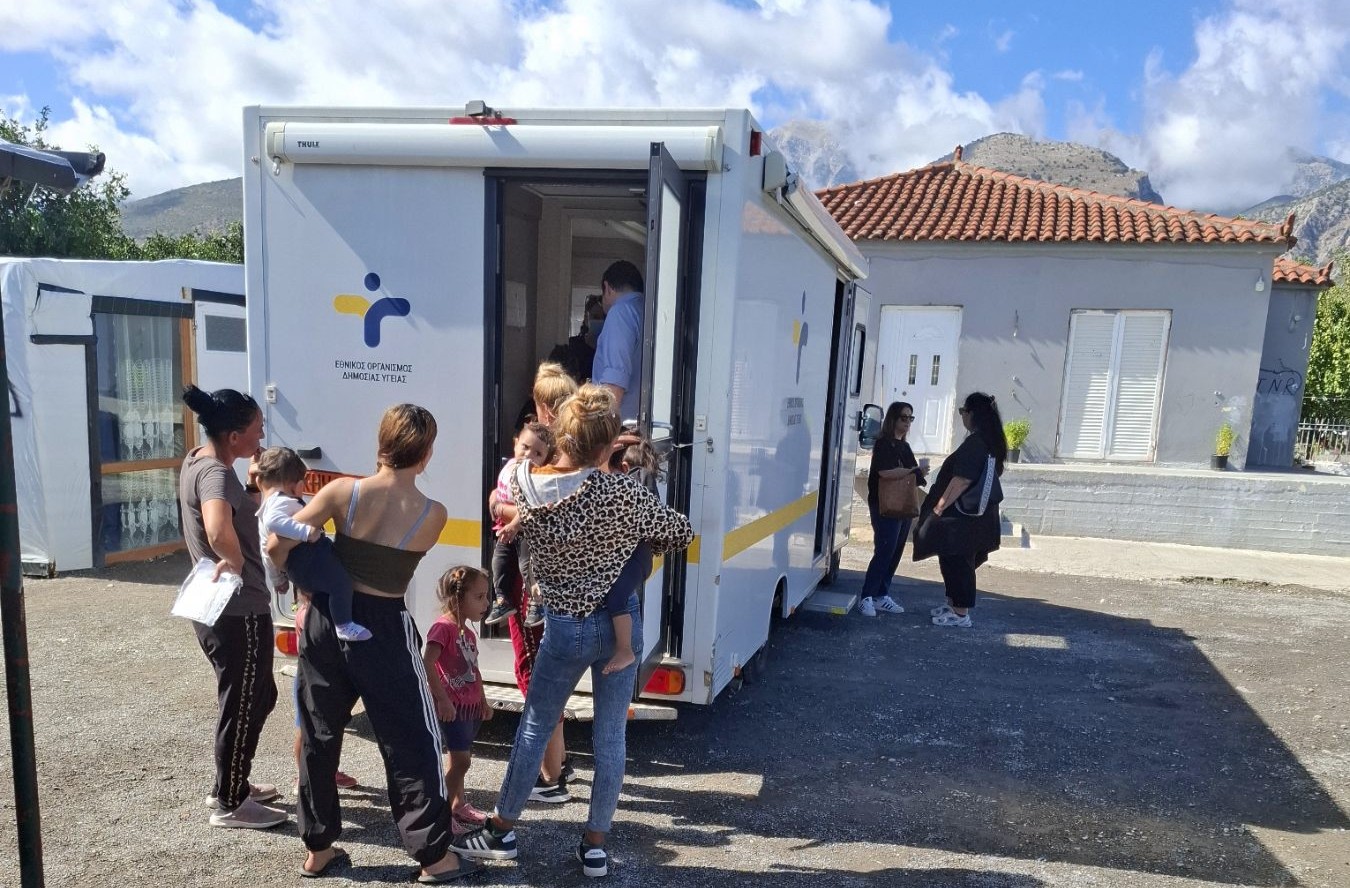 Δράση εμβολιασμού κατά της ιλαράς σε παιδιά Ρομά του Δήμου Σπάρτης