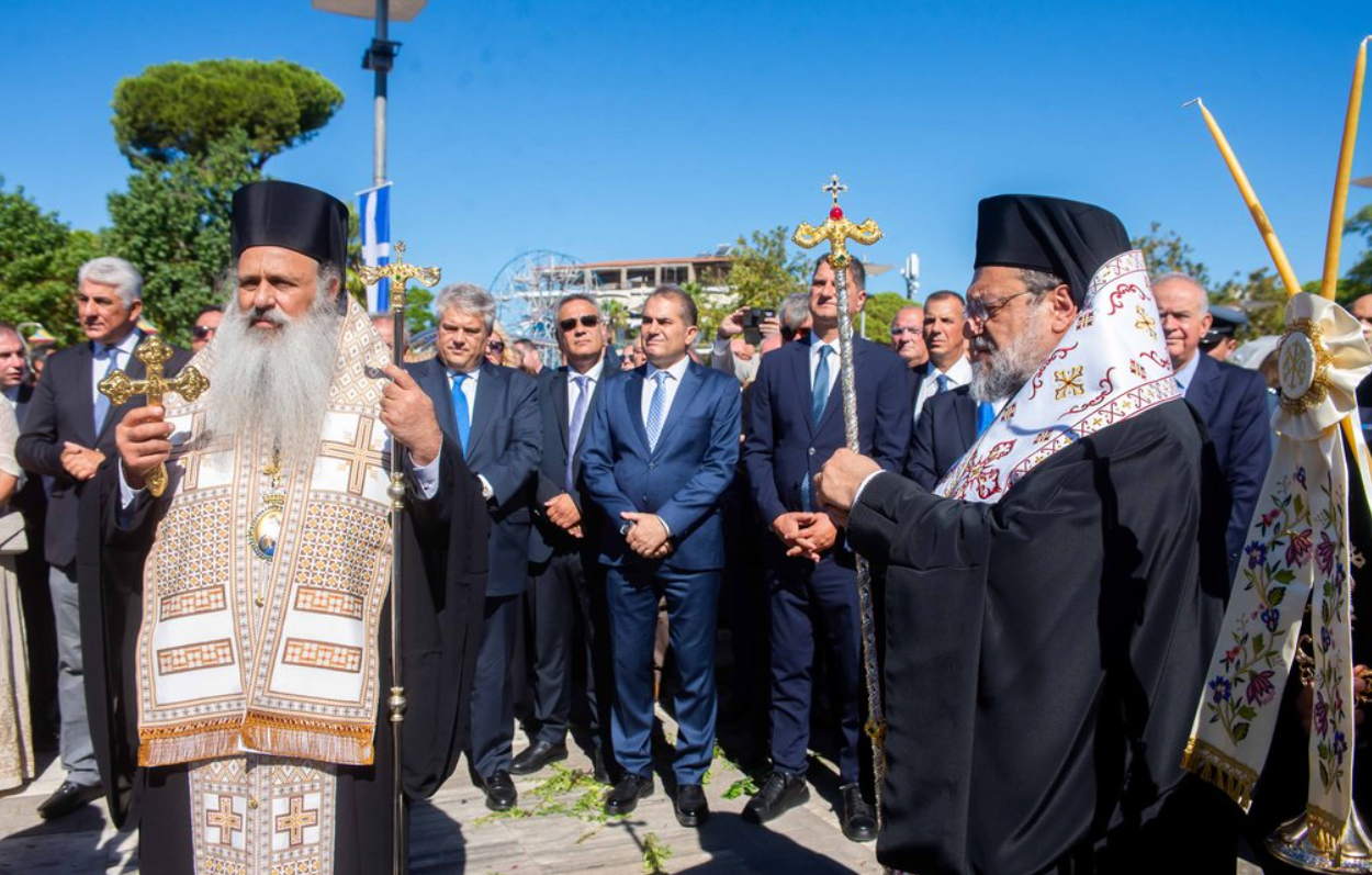 Ο Δήμαρχος Σπάρτης, Μιχάλης Βακαλόπουλος, στις εορταστικές εκδηλώσεις υποδοχής της Ιερής Εικόνας της Παναγίας της Βουλκανιώτισσας στη Μεσσήνη
