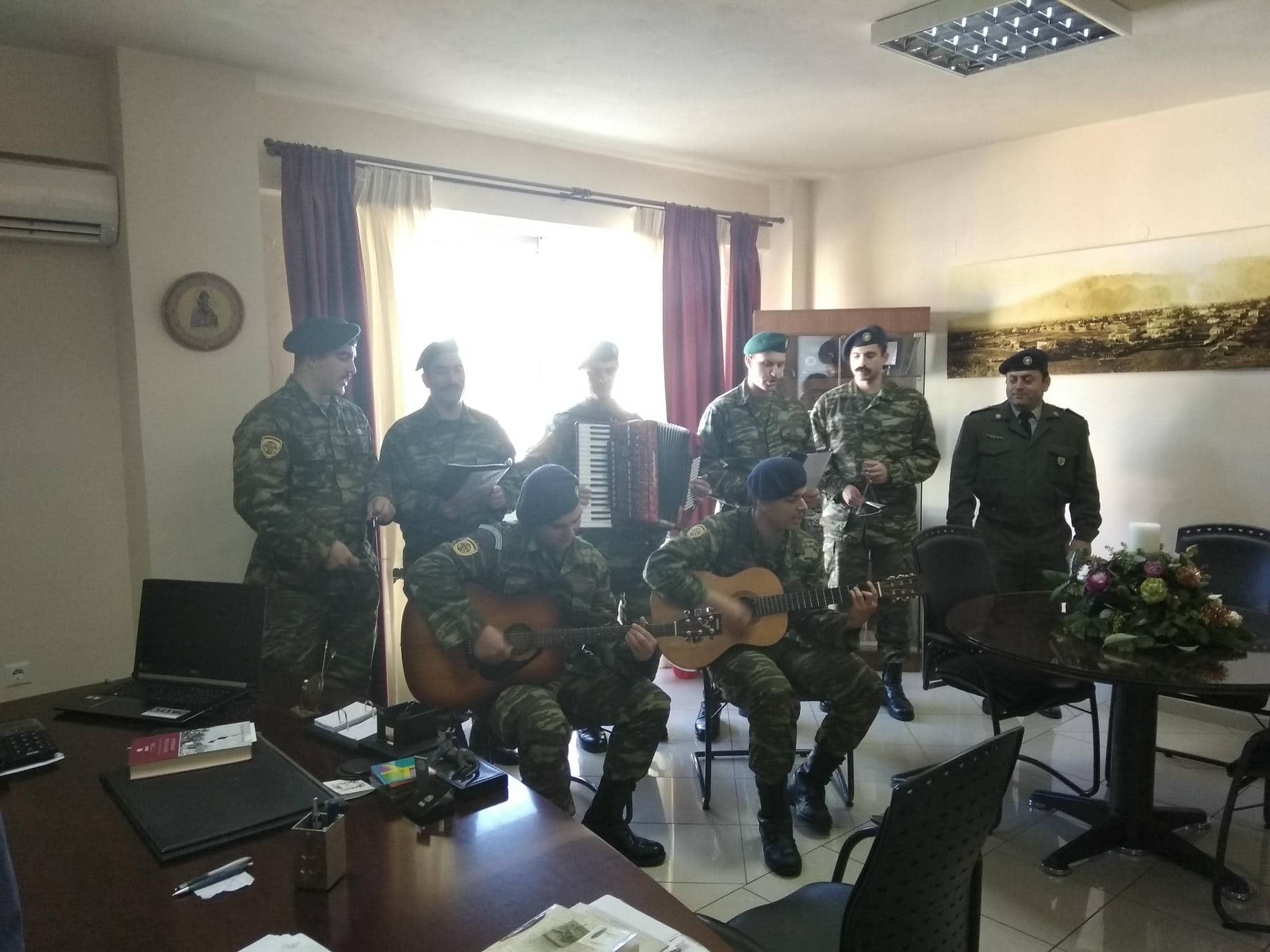 Κάλαντα Χριστουγέννων στο Δημαρχείο Σπάρτης