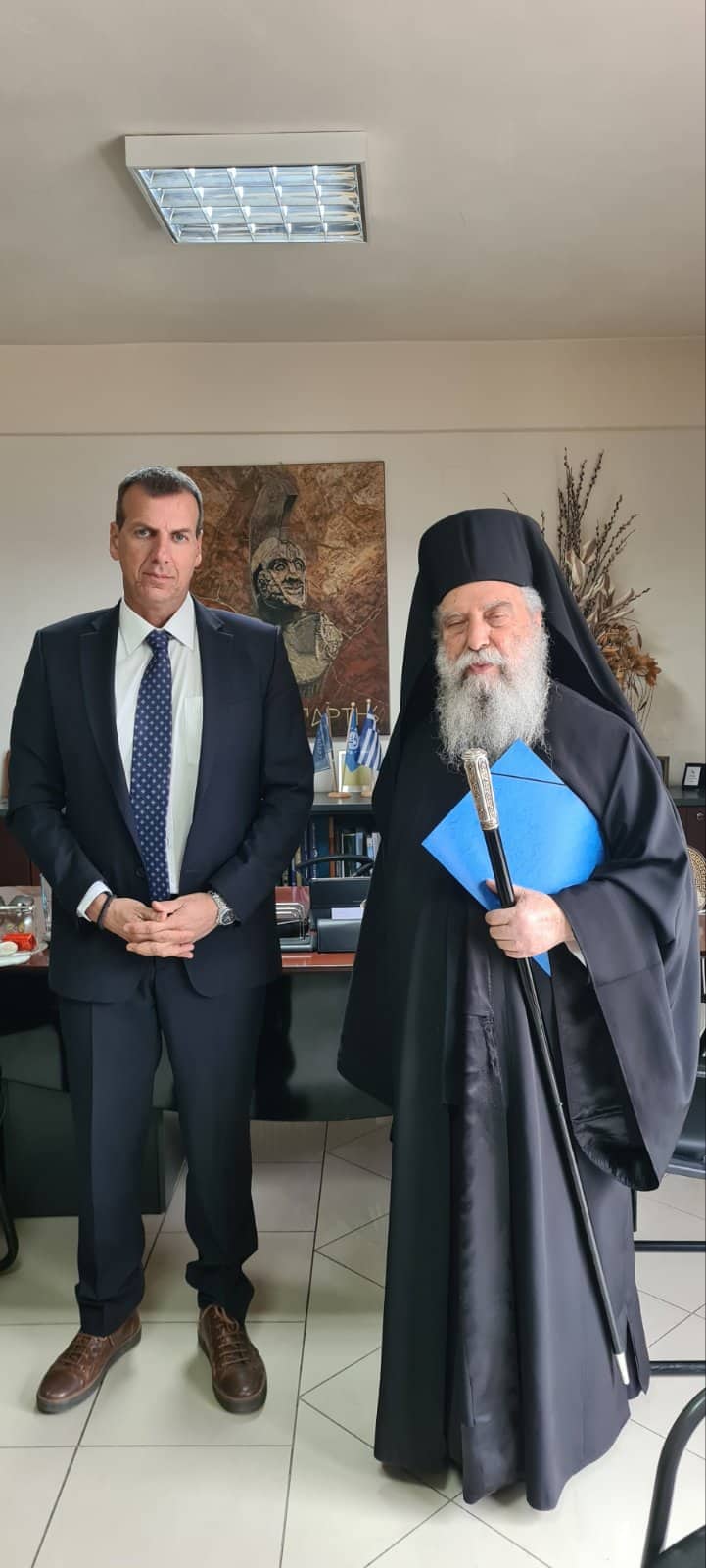 Συνάντηση του Δημάρχου Σπάρτης με τον Σεβασμιώτατο Μητροπολίτη Μονεμβασίας & Σπάρτης