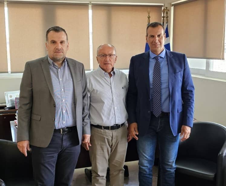 Συνάντηση του Δημάρχου Σπάρτης, Μιχάλη Βακαλόπουλου με τον Δήμαρχο Μαραθώνα –Νέας Μάκρης, Στέργιο Τσίρκα